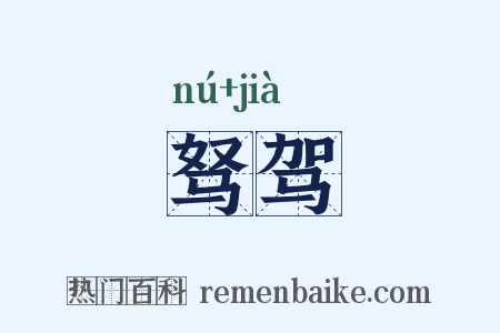 驽驾是什么意思的图片